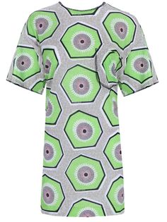 Платье хлопковое с принтом Carven