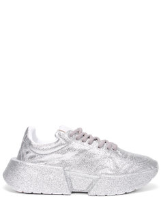 Кроссовки с блестками MM6