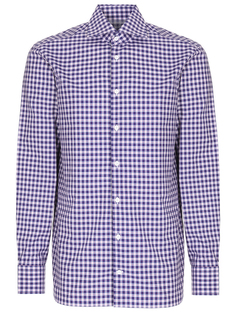 Рубашка Tailored Fit в клетку Van Laack