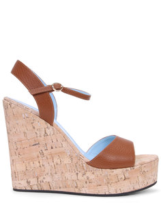 Босоножки кожаные Pollini