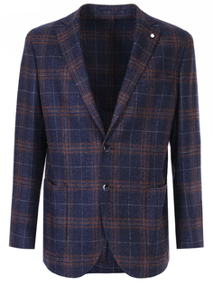 Пиджак шерстяной в клетку L.B.M. 1911