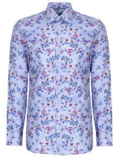 Рубашка Slim Fit с принтом Van Laack
