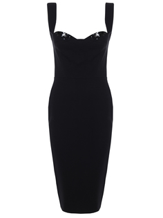 Платье-футляр с пайетками Victoria Beckham