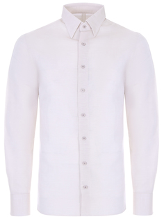 Рубашка Slim Fit из хлопка и льна Andrea Campagna