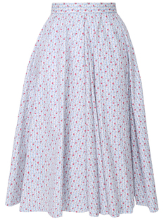 Юбка хлопковая с принтом Natasha Zinko