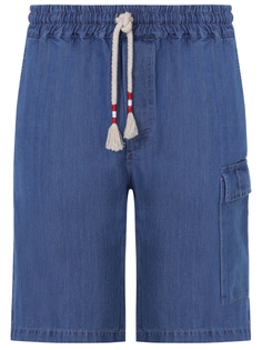 Шорты из хлопка и льна MC2 Saint Barth