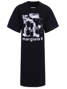 Платье хлопковое с логотипом MM6