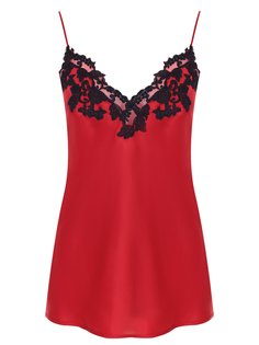 Топ шелковый с кружевом La Perla