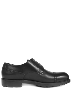 Дерби кожаные на меху Moreschi