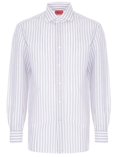 Рубашка Regular Fit в полоску Isaia