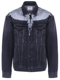 Куртка джинсовая с принтом Marcelo Burlon