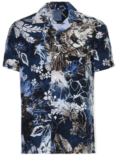 Рубашка Slim Fit с принтом Barba