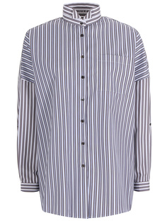 Блуза хлопковая в полоску Naumi