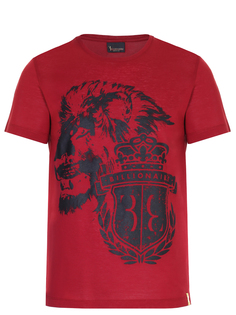 Футболка хлопковая с принтом Billionaire