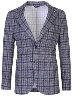 Пиджак хлопковый в клетку L.B.M. 1911