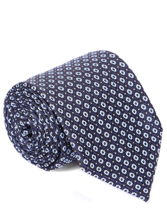 Галстук шелковый с принтом Ermenegildo Zegna