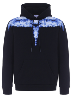 Худи хлопковое с принтом Marcelo Burlon