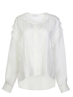 Рубашка шелковая с шитьем Faith Connexion