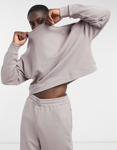 Коричневый выбеленный свитшот в стиле oversized от комплекта ASOS DESIGN-Коричневый цвет