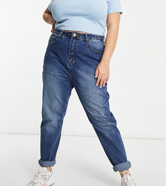 Синие джинсы в винтажном стиле Yours-Голубой