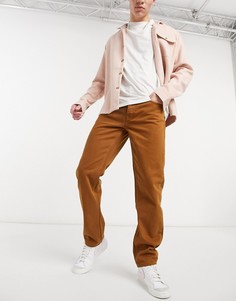 Классические джинсы горчичного цвета ASOS DESIGN-Желтый