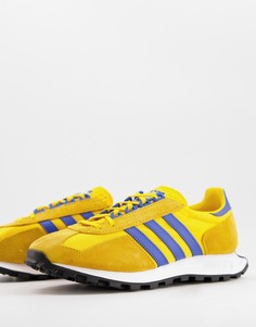Желтые кроссовки adidas Originals Racing 1-Желтый