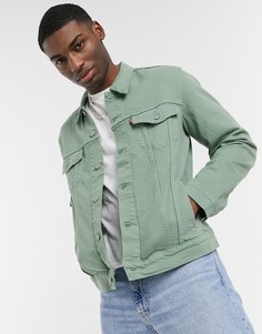Зеленая джинсовая куртка Levis-Зеленый Levis®