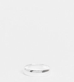 Серебряное кольцо ASOS DESIGN-Серебристый