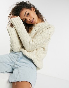Вязаный oversized-джемпер в винтажном стиле Free People Sparrow-Многоцветный