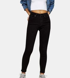 Черные джинсы скинни Topshop Tall-Черный цвет