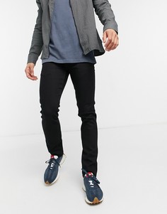 Черные зауженные джинсы стретч French Connection-Черный цвет