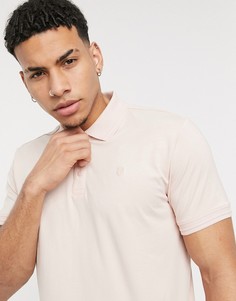 Розовое поло с логотипом на груди Jack & Jones Premium-Розовый цвет