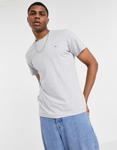 Серая футболка с логотипом в форме флага Tommy Jeans-Серый