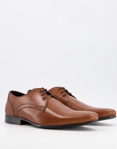 Светло-коричневые строгие туфли Burton Menswear-Коричневый цвет
