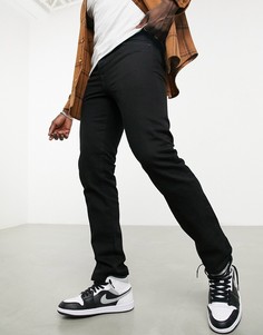 Черные прямые джинсы Topman-Черный цвет