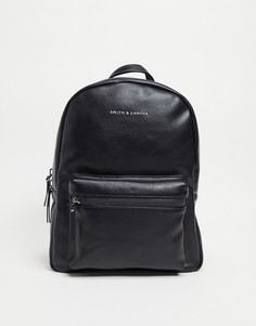 Рюкзак с карманом спереди Smith & Canova-Черный цвет