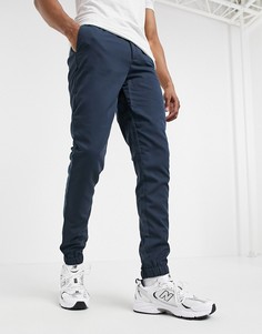 Темно-синие джоггеры скинни ASOS DESIGN-Темно-синий