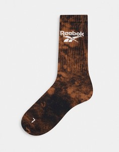 Черные выбеленные носки Reebok Classics-Черный цвет