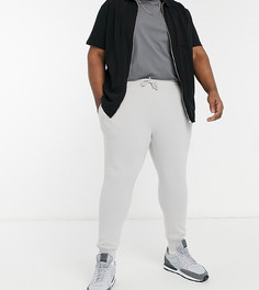 Серые джоггеры из трикотажа Topman Big & Tall-Серый