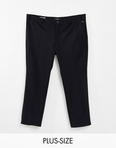 Черные трикотажные брюки скинни Jack & Jones Intelligence-Черный цвет
