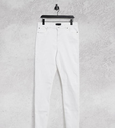Белые зауженные джинсы с завышенной талией ASOS DESIGN Tall-Белый