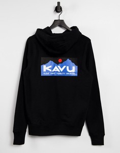 Худи черного цвета с принтом на спине Kavu Klear Above-Черный цвет