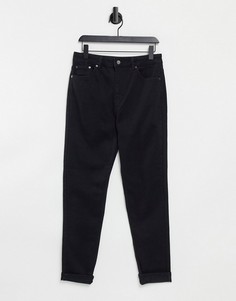 Черные зауженные джинсы Topshop Joni Premium-Черный цвет