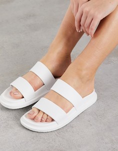 Белые сандалии из гибкого пластика ASOS DESIGN Friday-Белый
