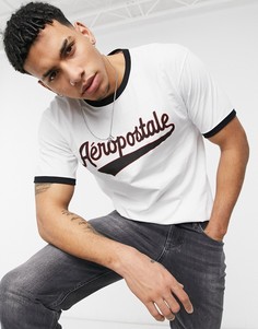 Футболка с окантовкой Aeropostale-Черный цвет
