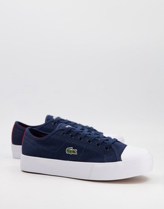 Темно-синие кроссовки Lacoste Zaine Plus Grand-Черный цвет