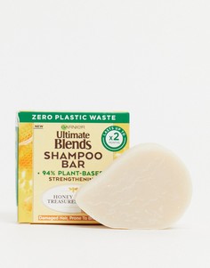 Укрепляющий твердый шампунь с медом для поврежденных волос Garnier Ultimate Blends, 60 г-Бесцветный