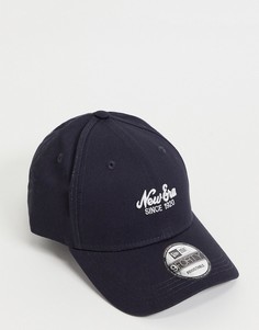 Темно-синяя бейсболка New Era 9FORTY Heritage-Темно-синий