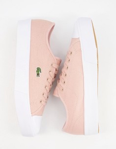 Розовые кроссовки Lacoste Zaine Plus Grand-Розовый цвет