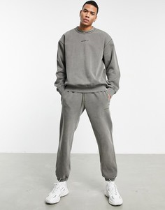 Окрашенные джоггеры оливково-зеленого цвета adidas Originals "Premium Sweats"-Зеленый цвет
